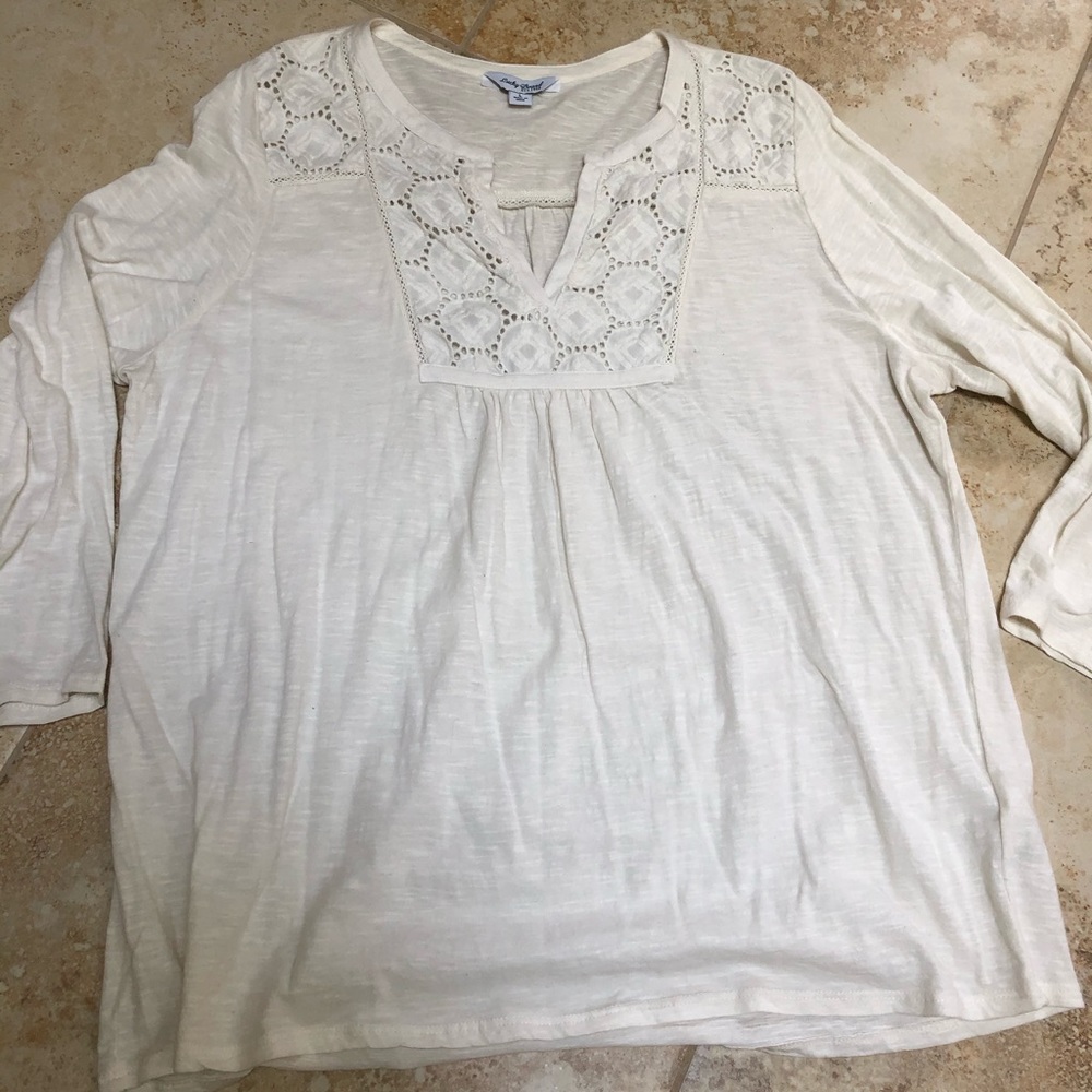 EUC Lucky Brand cotton top